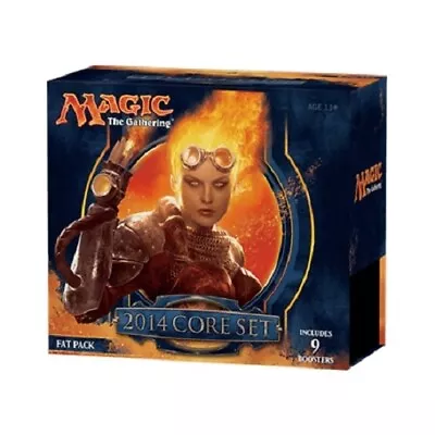 Magic The Gathering MTG Sealed 2014 Core Set M14 Fat Pack 9 Booster Pack • $59.99