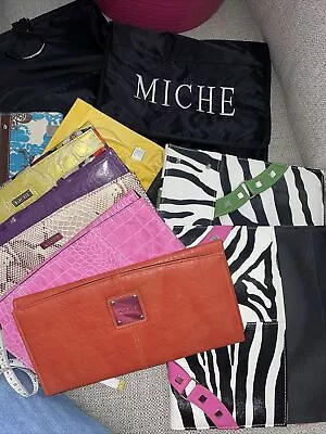 Lot Of 10 Miche Bag Magnetic Covers Plus Hanging Organizer Bag • $30