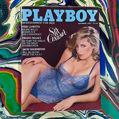 Playboy Magazine November 1981 Vikki La Motta Centerfold Shannon Tweed • $6.99