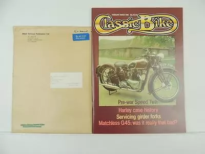 Feb/March 1981 CLASSIC BIKE Magazine Harley Matchless G45 Norton L5312 • $1.49