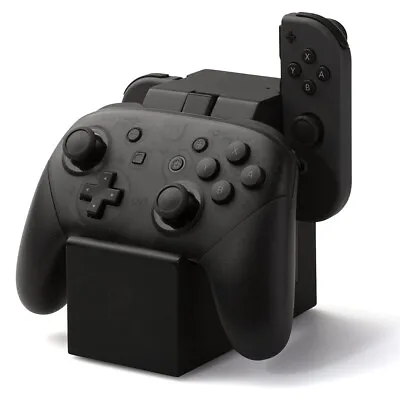 PowerA Black Charging Dock Station For Nintendo Switch Joy-Con/Pro Controller • $67