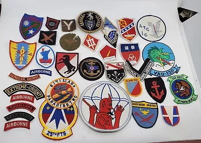 Lot Of WW2 To Modern US Military Patches USAF Air Force US Army USN Navy • $32.85