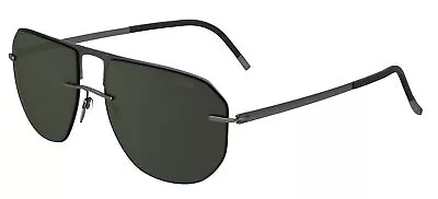£297 • Buy Silhouette ACCENT SHADES 8704 Anthracite/Green One Size Men Sunglasses