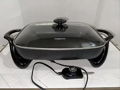 Presto 16  Electric Skillet With Glass Cover ~06852 ~ Working - • $20