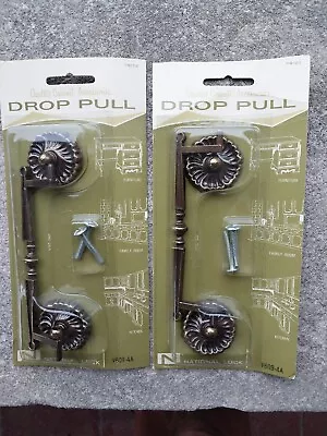 National Lock Drop Pulls (cabinet Door Drawer Handles) 1960's NOS V609-4A • £11.41