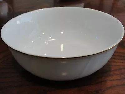 Mikasa Wedding Band Gold Salad Bowl 8 5/8  By 3  Tall • $22.95