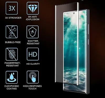 $8.99 • Buy For Samsung S23 S22 S21 S20 Plus Ultra Tempered Glass Screen Protector