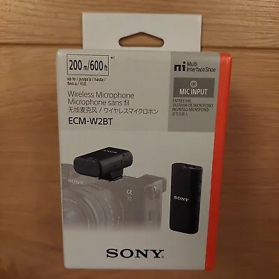 £153.95 • Buy * NEW, WARRANTY, FAST SHIP * Sony ECM-W2BT Bluetooth Wireless Microphone System