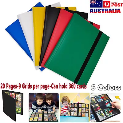 Trading Card Binder 360 Cards Folder Album For CCG MTG Magic Yugioh Card 9Pocket • $18.99