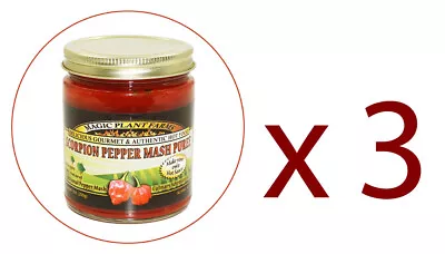 Super Hot Collection!!! 3 X 9oz Jars Of Moruga Scorpion - IT IS HOTTTTTT!!! • $39.95