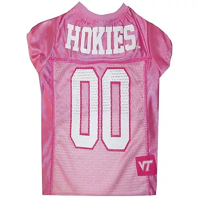 Pets First Virginia Tech Hokies Pink Pet Jersey - Small • $22.28