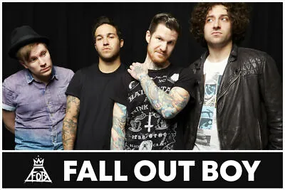 359426 Fall Out Boy American Pop Punk Rock Band Art Decor Print Poster AU • $20.85