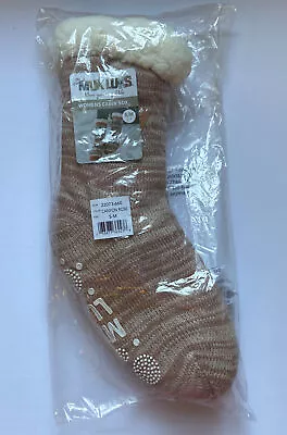 NWT Muk Luks Cabin Slipper Socks Faux Sherpa Lining S/M (5-7)! Free Ship! • $15.99