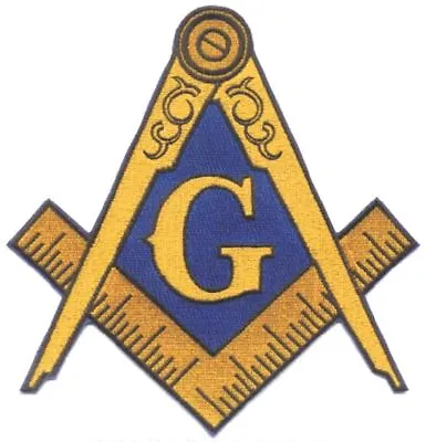 Masonic Large Iron-On Embroidered Jacket Emblem Patch (MP_8) • $18.95