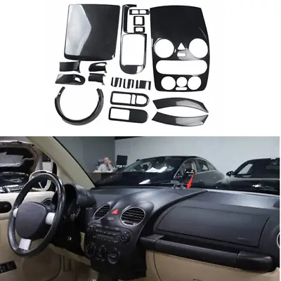 ABS Carbon Interior Decoration Full Kit Cover For Volkswagen Beetle 2003-2010 09 • $186.23