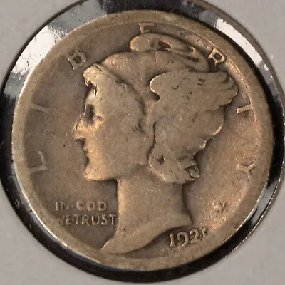 1921 10c Mercury Silver Dime - Readable Date - Value Coin - SKU-T4258 • $39
