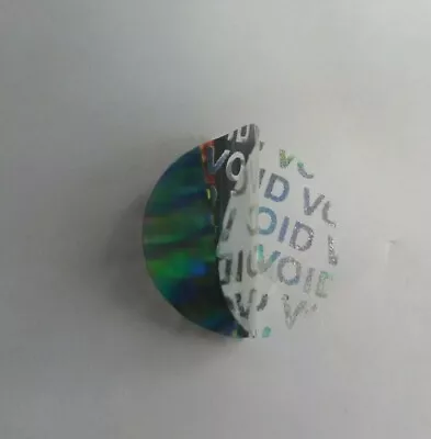 80 Security Seal Tamper Evident Warranty Void Stickers Hologram 25mm Diameter. • £4.29