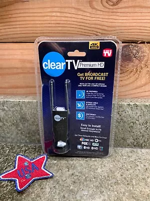 Clear TV Premium Mini 4K Ultra HD TV Antenna As Seen On TV Free Broadcasting New • $12.95