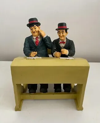 Laural And Hardy Large Figure Ornament Sitting At Desk (With Defects) • £24.99