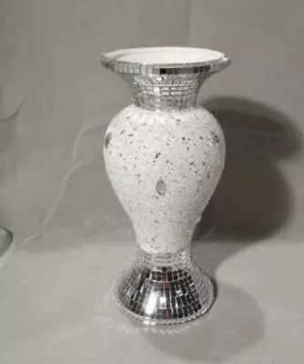 £19.99 • Buy Bling Mosaic Romany Mirror Shine 26cm Vase