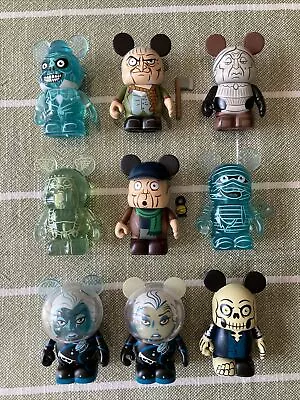 Disney 3  Vinylmation Lot Haunted Mansion 2 W/Opera Singer Chaser Leota Variant • $120.99