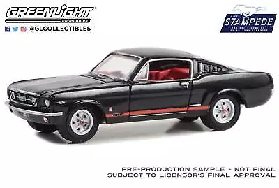 Greenlight 1/64 Mustang Stampede S1 1965 Ford Mustang GT Black 13340A • $6