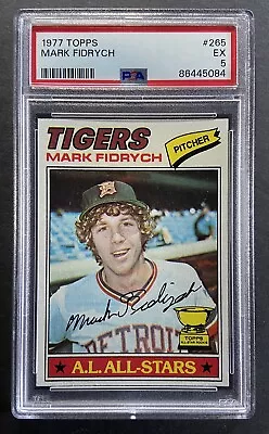 1977 Topps Mark Fidrych Rookie Baseball Card. PSA 5. 2024 Grade. Detroit Tigers. • $12.50