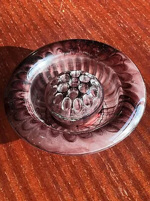 Vintage Deco Cloud Glass Bowl Davidson • £18.50