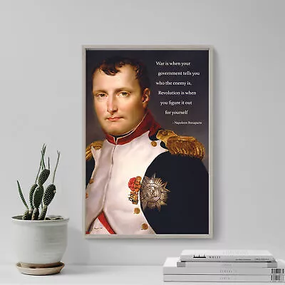 Napoleon Bonaparte Quote - War Is When... Poster Art Print Photo Art Of War • £10.50