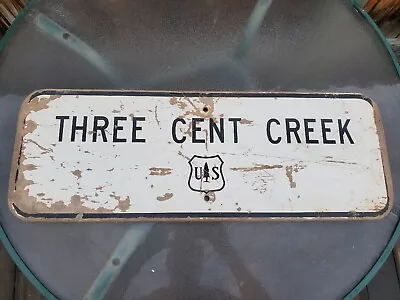 Vintage Original Wood Forest Service Campground Trail Sign • $165