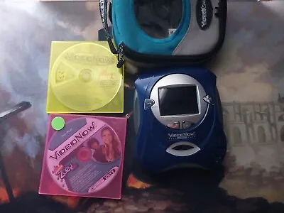 Video Now Color Disc Player With 3 Discs Hasbro  • $40