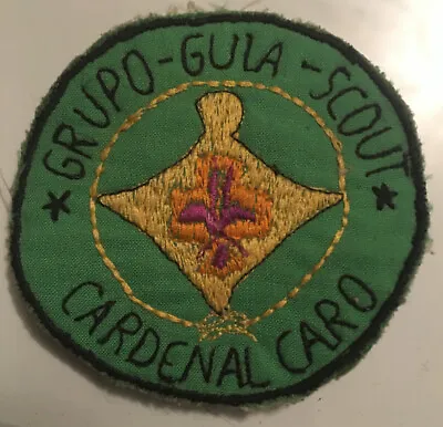 Grupo Guia Scout Cardenal Caro Hand Made International Spanish Boy Scouts Patch • $14.95