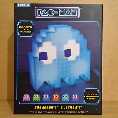 Pac Man Ghost Icon Desk Light Colour Changing Light Reacts To Music Paladone New • £18.99