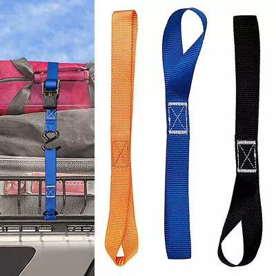 12pcs Soft Loop Tie Down Straps For Motorcycle Snowmobile Towing Cargo ATV • $11.78