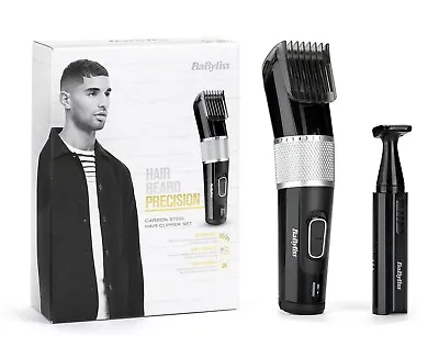 BaByliss Cordless Hair Beard Clipper Men Cordless Rechargeable Trimmer Set 7468U • $48.78