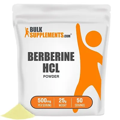 BulkSupplements Berberine HCl 500mg - Digestive Enzymes - HCl Supplement • $28.96