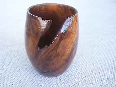 Tall Live Edge  Hawaiian Koa Wood Bowl Hand Crafted In Hawaii • $275