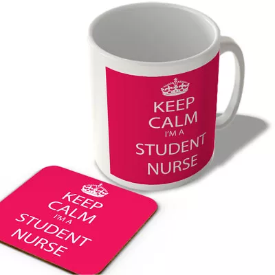 £11.99 • Buy Keep Calm I'm A Student Nurse - Mug And Coaster Set