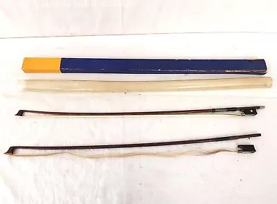 Two Vintage 4/4 Violin Bows One For Repair • $12.50