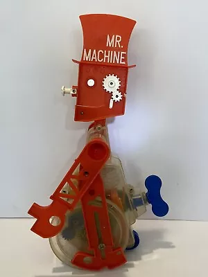 Vintage MR. MACHINE Robot Toy  Ideal Toy Co.  1977 Works! Watch Video • $55