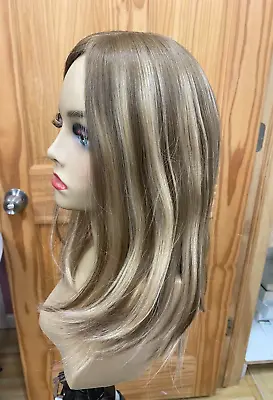 Malky Wigs European Multidirectional Brown With Highlights  14  TOPPER 8/16/24 • $850