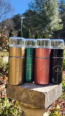TruliBlessed Thermos Stainless Steel Glass Cup W/ Thermal Tea Mug Infuser • $25
