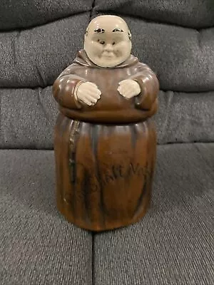 Vintage Thou Shalt Not Steal Friar Tuck Monk Cookie Jar • $40.41