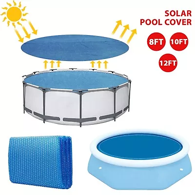 Bestway Steel Solar Heat Cover 8/10/12ft ROUND SWIMMING POOL PADDLING  • £15.89