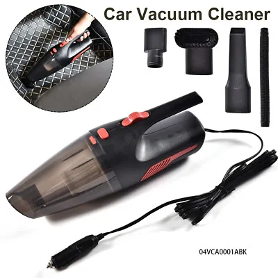 $15.92 • Buy Car Vacuum Cleaner 12V + 120W For Auto Mini Duster Portable Wet Dry Handheld USA