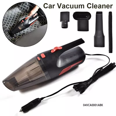 Car Vacuum Cleaner 12V + 120W For Auto Mini Duster Portable Wet Dry Handheld USA • $14.39