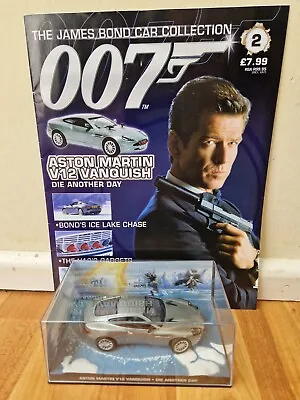 £14.99 • Buy 1/43 James Bond 007 Car Collection- Aston Martin V12 Vanquish Die Another Day #2
