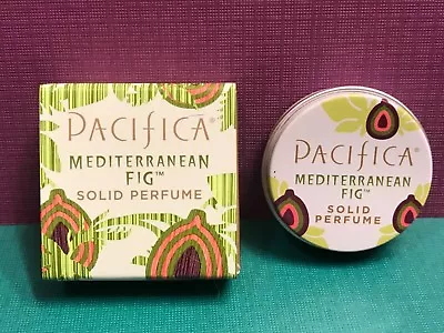 Pacifica Mediterranean Fig Solid Vegan Perfume Coconut Soy Wax .33oz NEW! • $90