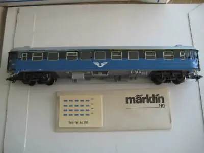 Märklin H0 43771 SJ (Sweden) Passenger Car 2nd Class In Its Original Box - LNIB • $80.75