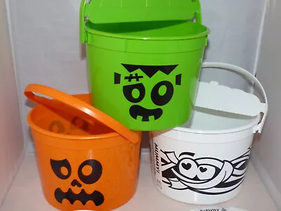 McDonald's - 2023 Halloween Buckets - Set Of 3 - [with Stickers] • $19.95